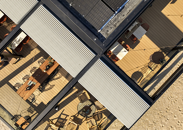Een terras met uitzicht: Bohemian Beach kiest voor stijlvolle overkapping van Palmo!