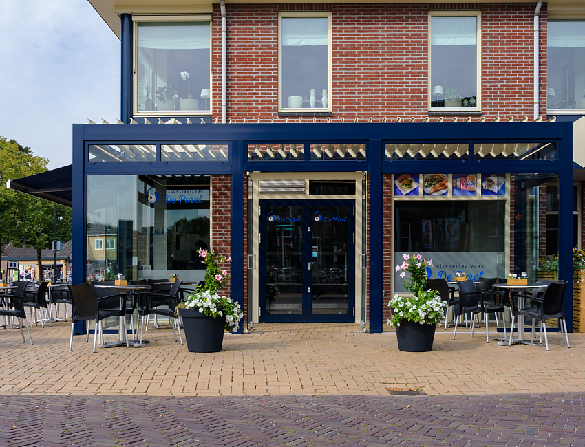 Kantelbare lamellen Horeca